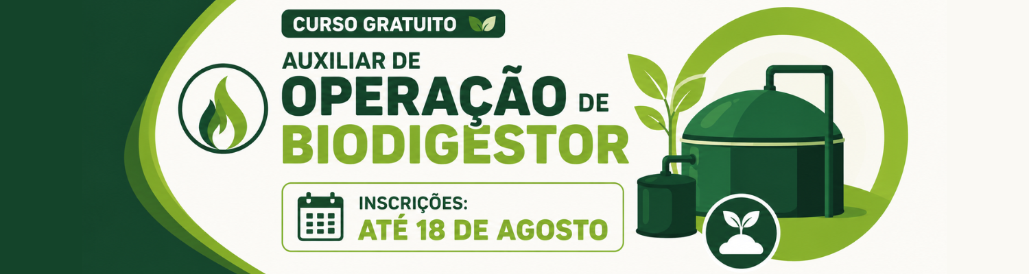 Curso Biodigestor - Até 18/8